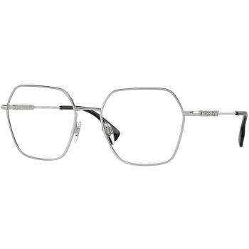 Burberry BE1381 1005 Women's Eyeglasses Silver Size 56 (Frame Only) - Blue Light Block Available