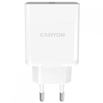 Cargador Universal de Dispositivo Móvil 24W Blanco con Quick Charge 3.0 y Corriente Alterna Interior