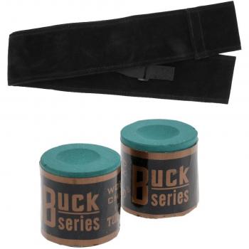 Gazechimp Bolsillo de Taco de Snooker 1 Pieza 1/2 Palo Americano de Mesa de Billar con Correa de Hombro+Caja de Tiza de Taco de Billar de 2 Bloques