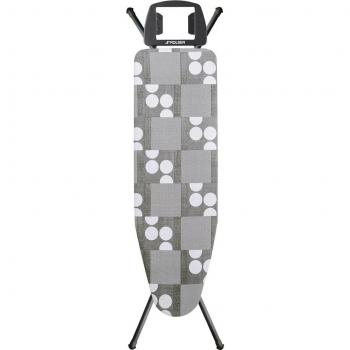 Mesa de Planchar Rolser K-22 Tubo Negro - Logos Gris - 120x38 cm