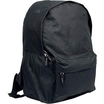 SOL's Backpack Rider Unisex Mochila Negro, 100% poliéster,
