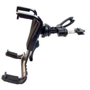 Belson BRACKET AIRVENT Soporte universal compatible con Apple iPad, tablet, DVD portátil, para instalación en rejillas de ventilación del vehículo, negro