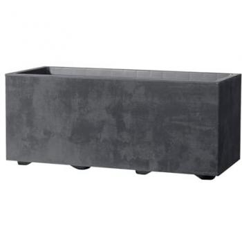 Jardinera auto riego Millennium 59 cm Antracita con depósito de agua