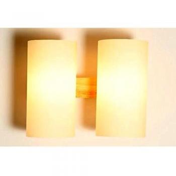 FANDBO Sencillo de estilo japonés moderno junto a la cama de madera creativo LED salón balcón de la habitación del pasillo Lámpara de pared Nordic 3167
