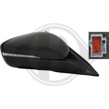 Espejo retrovisor DIEDERICHS 1530026 - Espejo lateral para automóvil, diseño específico para cada modelo, fácil de instalar, incluye soporte y ajuste eléctrico (si aplica), cumple con normativas de seguridad