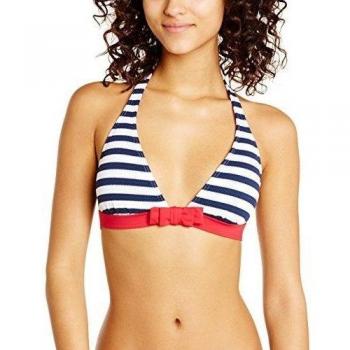 Kiwi Saint Tropez Ht wendy noeud ruban adlt - Parte de arriba de bikini para mujer, color azul marino, talla 46