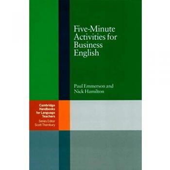 Actividades de cinco minutos para inglés empresarial - libro de ejercicios con 60 actividades breves, centradas en el vocabulario y las habilidades comunicativas, ideales para clases rápidas o como complemento en cursos de inglés para negocios