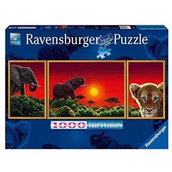 Ravensburger 19991 - Puzzle panorámico de 1000 Piezas: Sabana Africana
