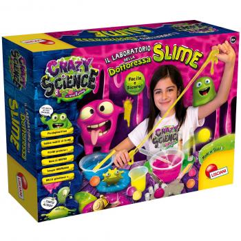 Laboratorio Científico de Slime Crazy Science - Kit de Experimentos de Fluido Plastilina y Arena Móvil