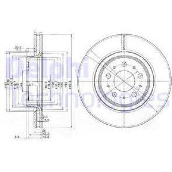 Disco de freno DELPHI BG3418 con características de alta calidad, diseño optimizado para una mejor disipación del calor, resistencia a la deformación y desgaste, fabricado con materiales duraderos y precisión en su fabricación para un ajuste