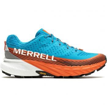 Merrell Agility Peak 5 - Zapatillas de trail running para hombre, color azul y naranja, talla 45 EU