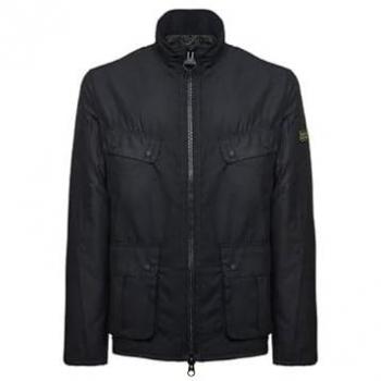 Barbour International Re-Duke Men's Black Wax Jacket - XXL