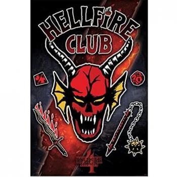 Pyramid Maxi Póster Stranger Things 4 Hellfire Club Emblema 91.5x61cm