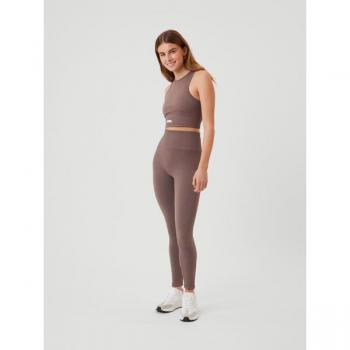 Björn Borg Studio Seamless Rib Tights Brown, Size S