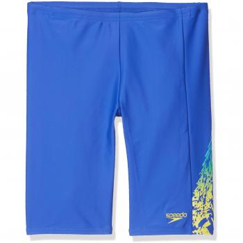 Speedo Lightning Spritz Panel Pantalones Cortos, Niños, Azul