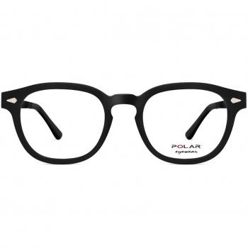 Polar 478 With Clip-On 76 Armazones y Lentes Recetados para Hombre Negros
