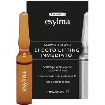 Acofar Esylma Lifting Flash 2Ml - Suero facial reafirmante, efecto lifting instantáneo, textura ligera, formulado con ingredientes activos que mejoran la firmeza de la piel, ideal para todo tipo de pieles