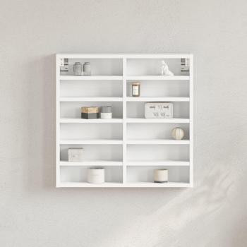 Mueble escaparate blanco 60x8,5x58 cm de madera multicapa