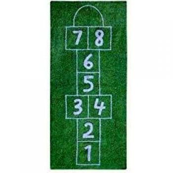 Happy Decor Kids -Alfombra Lavable Hop 100% Algodón Natural -Menta- 90x200 cm