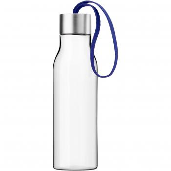 Eva Solo, 5706631065528, 502989, botella con correa de transporte, 0,5 L, plástico, azul eléctrico, 28 x 10 x 10 cm