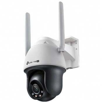 TP-Link VIGI C540-4G Cámara de seguridad IP 2560 x 1440 píxeles para interior y exterior, instalación en techo o pared, modelo PT 4MP, material plástico, visión a todo color, conect