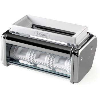 Marcato Accesorio Ravioli Máquina para Pasta Atlas 150, Acero Inoxidable, Cromo, 17.7 x 11.2 x 9 cm