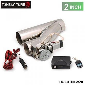 Válvula de escape eléctrica motorizada de acero inoxidable de 2 pulgadas, corte de válvula de derivación+control remoto TK-CUTNEW20