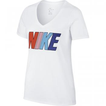 Nike Tee-Flavor Burst Camiseta de Manga Corta, Mujer, Blanco