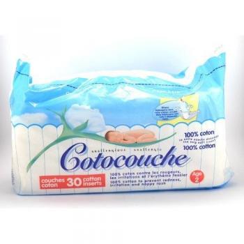 Cotocouche coton 2ém âge 30 unités