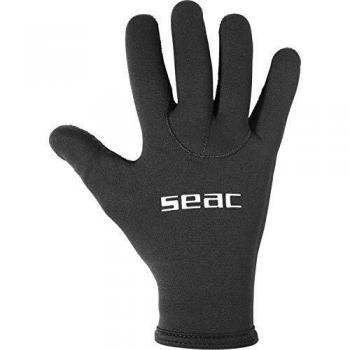 Seac Anatomic guantes Mixta, color negro, tamaño extra-large