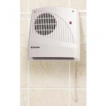 Calefactor de Ventilador de Baño Dimplex FX20VE 2kW con Temporizador y 2 Niveles de Potencia