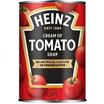Heinz Sopa de Tomate lata 400g Sin Gluten y Vegano