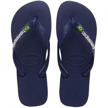 Havaianas Brasil Logo Blue Children's Flip Flops/Sandals