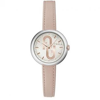 Furla Cosy Ladies Watch with Silver Dial and Pink Strap