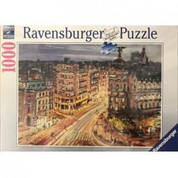 Puzzle Gran Vía de Madrid 1000 piezas de Ravensburger
