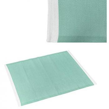 Alfombra de Exterior Andros Blanco Verde Polipropileno 140x200 cm