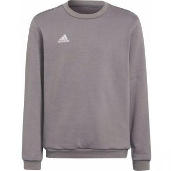 Sudadera de fútbol Adidas Entrada 22 Stadium para niños, color negro, con tejido transpirable AEROREADY, diseño clásico con logo de Adidas en el pecho y puños y dobladillo acanalados