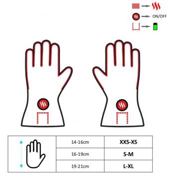 Guante y accesorio deportivo Glovii GLRXS para mano y brazo, características: diseño ergonómico, material transpirable, refuerzo en palma, ajuste elástico, ideal para actividades al aire libre y deportes