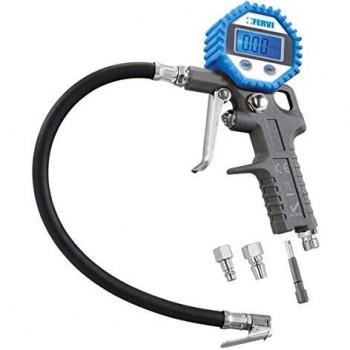 Pistola Digital para Inflar Neumáticos con Manómetro LCD 8 Bar Fervi