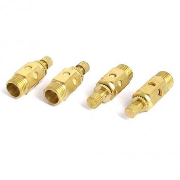 SOURCING MAP 1/4BSP Control de Flujo de Aire neumático Silenciador Silenciador ajustable 4pcs