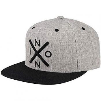 Nixon Exchange Snapback Hat Heather Gray/Black One Size