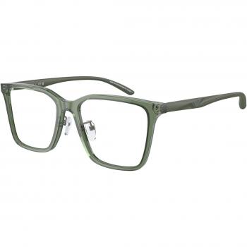 Emporio Armani EA3232D Col. 6061 Men's Square Eyeglasses Green Size 56 (Frame Only) - Blue Light Block Available
