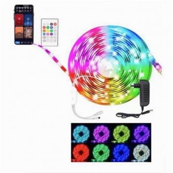 Tira LED Inteligente Wifi 5MT 24W RGB con Sincronización de Música XZ-D031