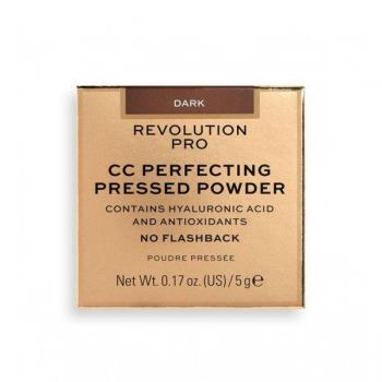 Revolution Pro - Polvos Compactos CC Perfecting en tono Dark - Maquillaje de larga duración