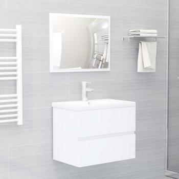 Juego de muebles de baño de madera de ingeniería blanco Día y Noche