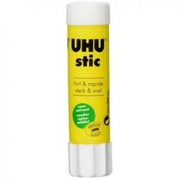 UHU GLUE-STICK 8g - Pegamento en barra de la reconocida marca UHU