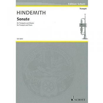 Sonata para Trompeta y Piano de Paul Hindemith (1939) - Partitura Clásica SCF0506