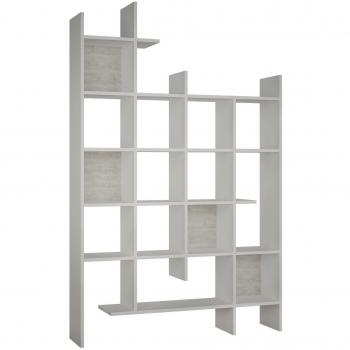 Estantería 18 estantes H188 cm blanca Menzzo Cotecosy