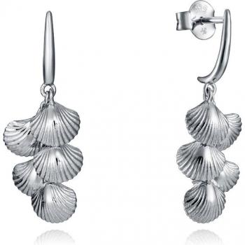 Pendientes Viceroy Trend de plata con múltiples conchas