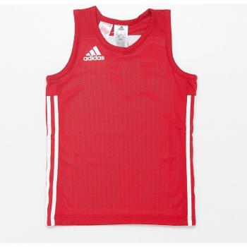 Camiseta Adidas Dy6622 para junior color rojo, sin mangas, modelo 3G Speed Reversible